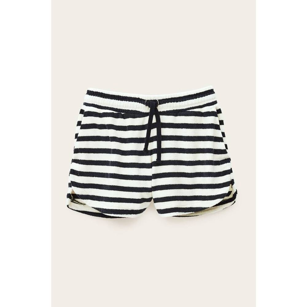 BA&SH Finn Drawstring Shorts in Marine 34 XS - Picture 3 of 3